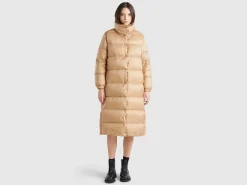 Real feather padded down jacket