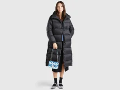 Real feather padded down jacket
