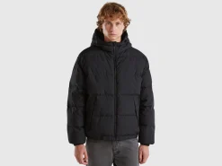 Real recycled down padded jacket
