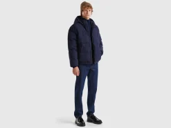 Real recycled down padded jacket