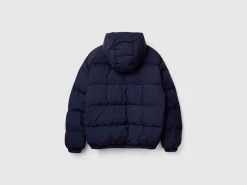 Real recycled down padded jacket