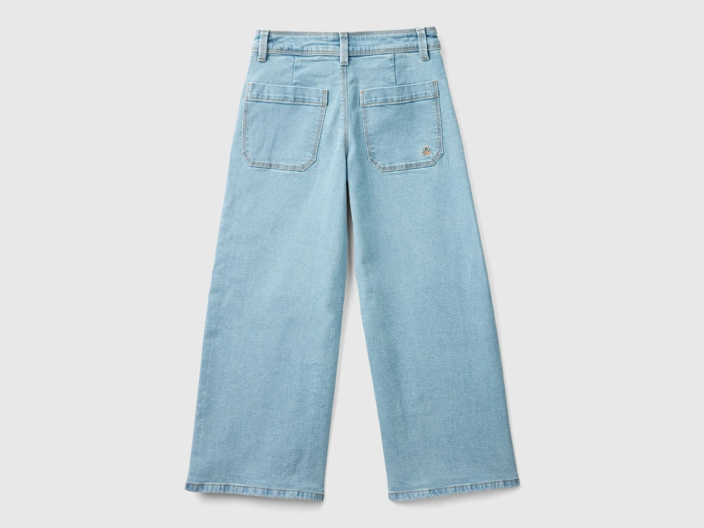 recycled cotton blend jeans