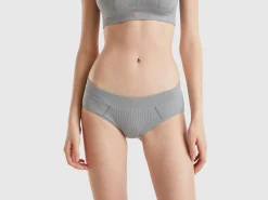 Recycled nylon blend boyshort underwear