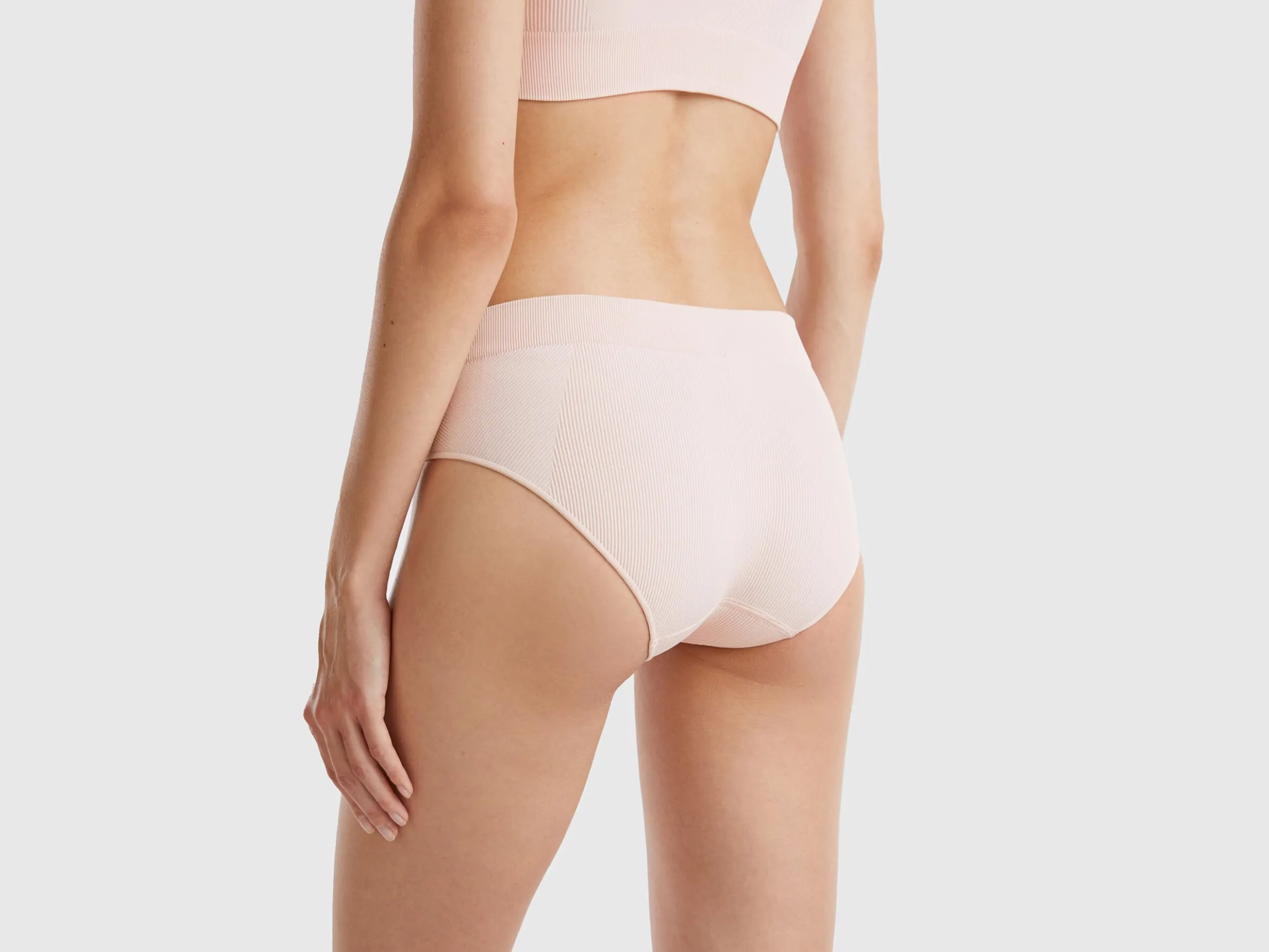 Recycled nylon blend boyshort underwear