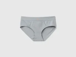 Recycled nylon blend boyshort underwear