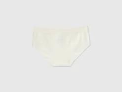 Recycled nylon blend boyshort underwear