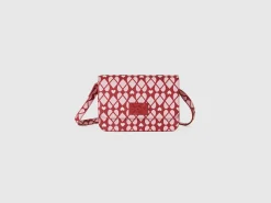 Red Be Bag with heart print