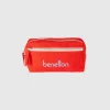 Red beauty case in pure cotton