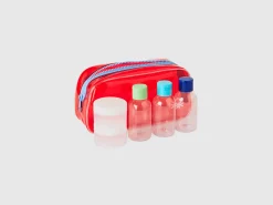 Red beauty travel case