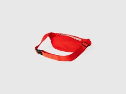 Red pouch in pure cotton