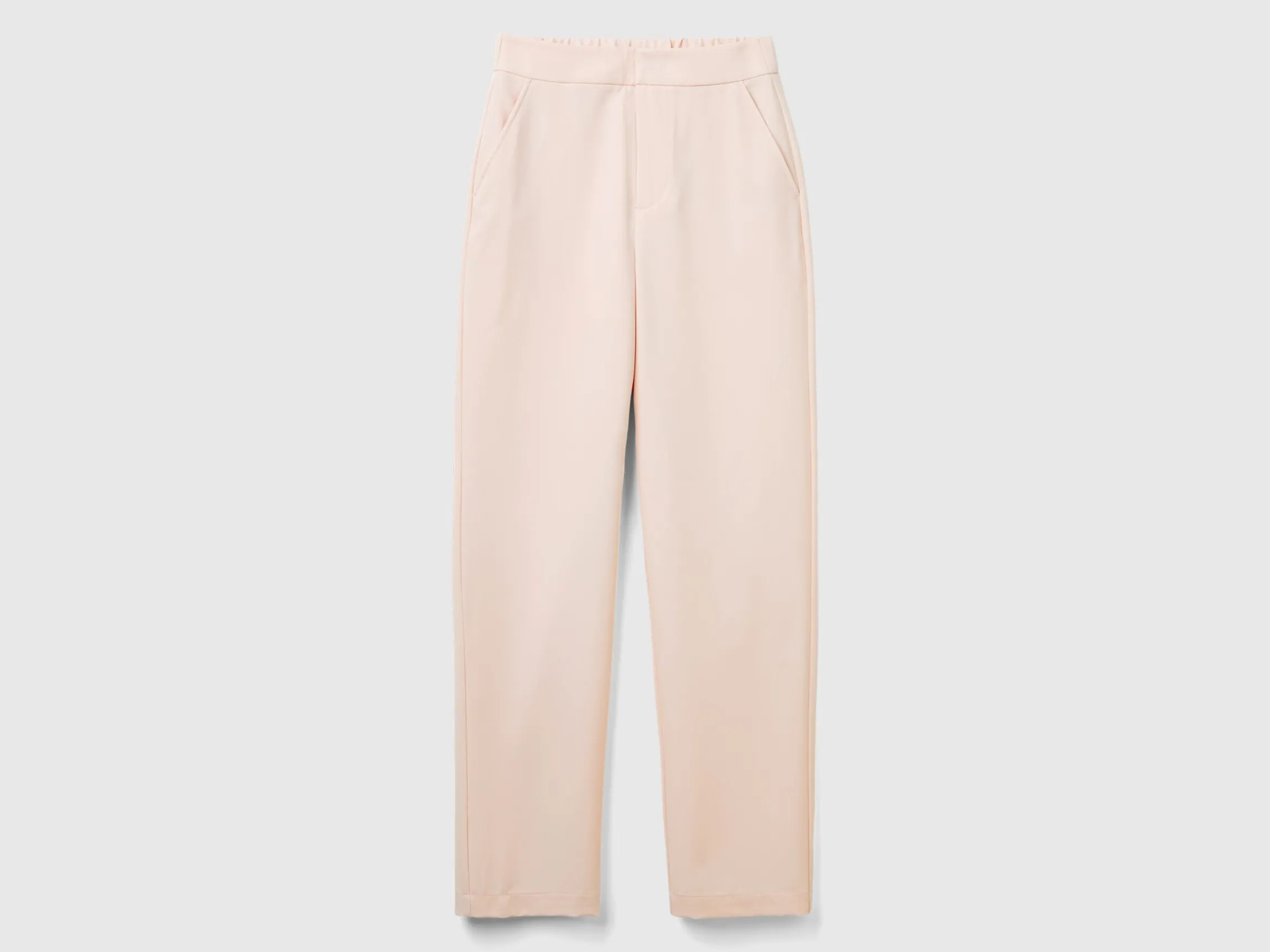 Regular fit flowy trousers