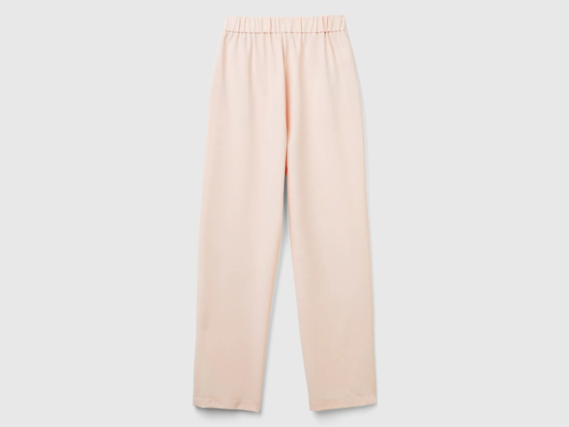 Regular fit flowy trousers