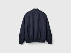 Regular fit padded bomber jacket