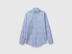 Regular fit patterned shirt