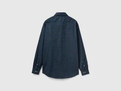 Regular fit patterned shirt