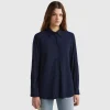 Regular fit shirt in viscose