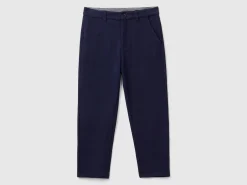 Regular fit trousers with drawstring