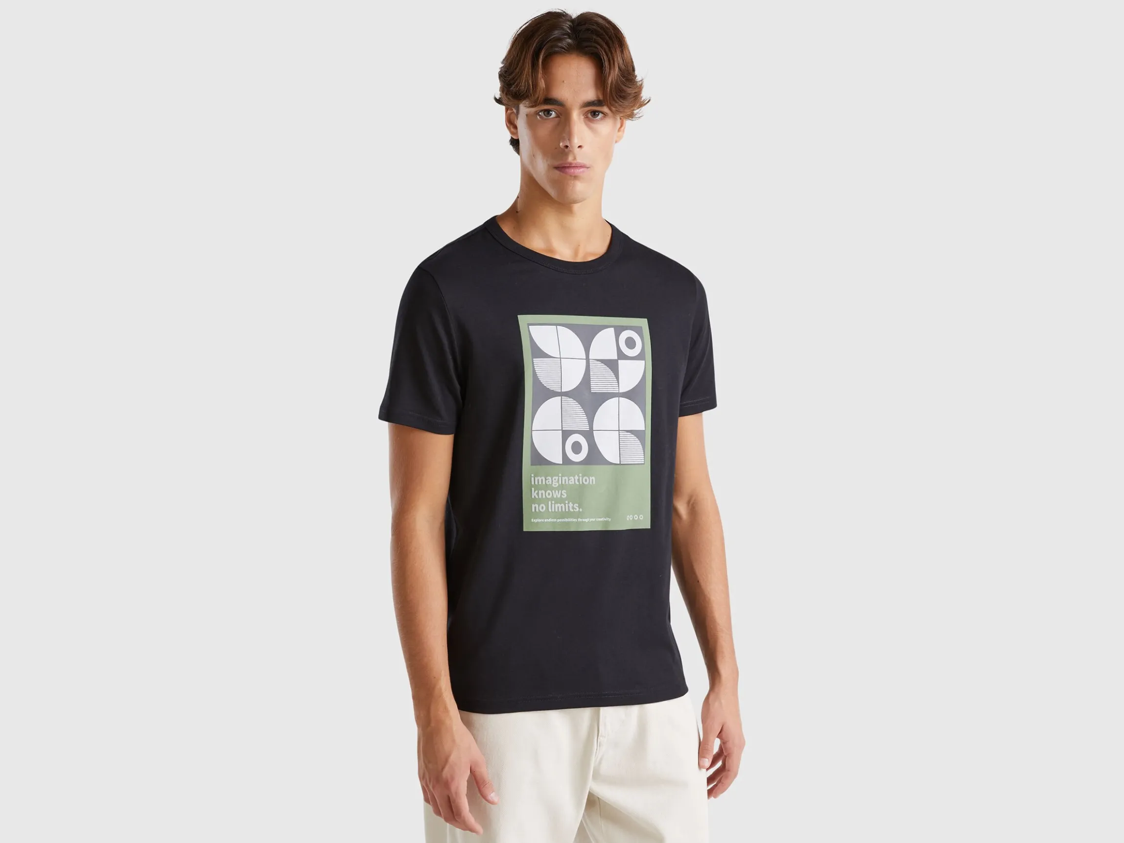 Regular fit t-shirt in organic cotton