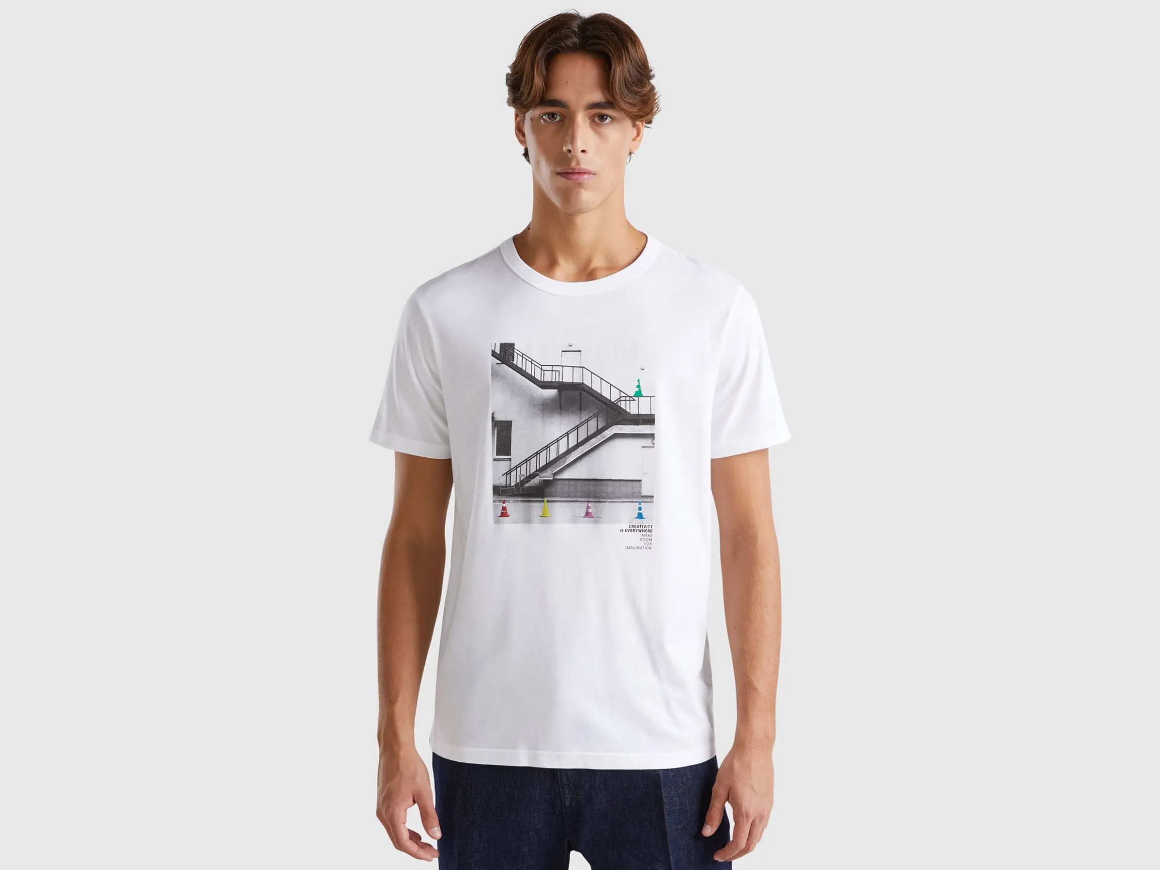 Regular fit t-shirt in organic cotton