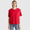 Regular fit t-shirt with creases