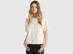 Regular fit t-shirt with creases