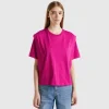 Regular fit t-shirt with creases