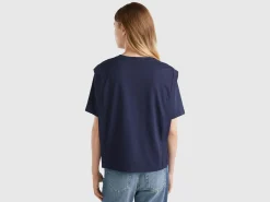 Regular fit t-shirt with creases