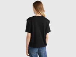 Regular fit t-shirt with creases