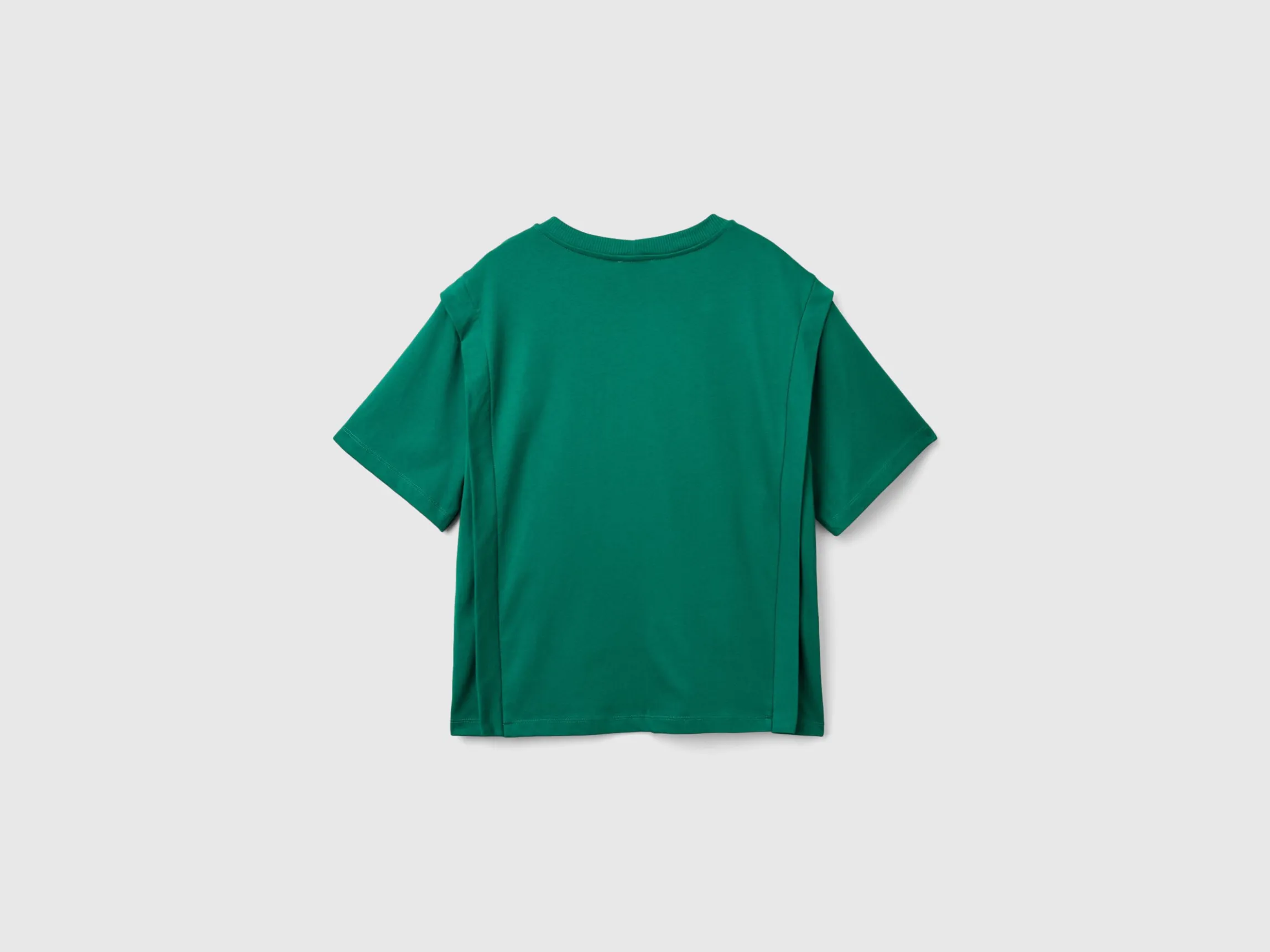 Regular fit t-shirt with creases