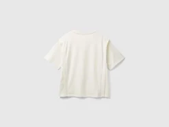 Regular fit t-shirt with creases