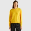 Relaxed fit pure Merino wool sweater