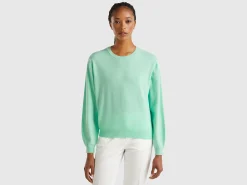 Relaxed fit pure Merino wool sweater