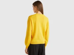 Relaxed fit pure Merino wool sweater