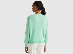 Relaxed fit pure Merino wool sweater