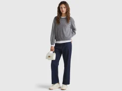 Relaxed fit pure Merino wool sweater