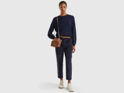 Relaxed fit pure Merino wool sweater