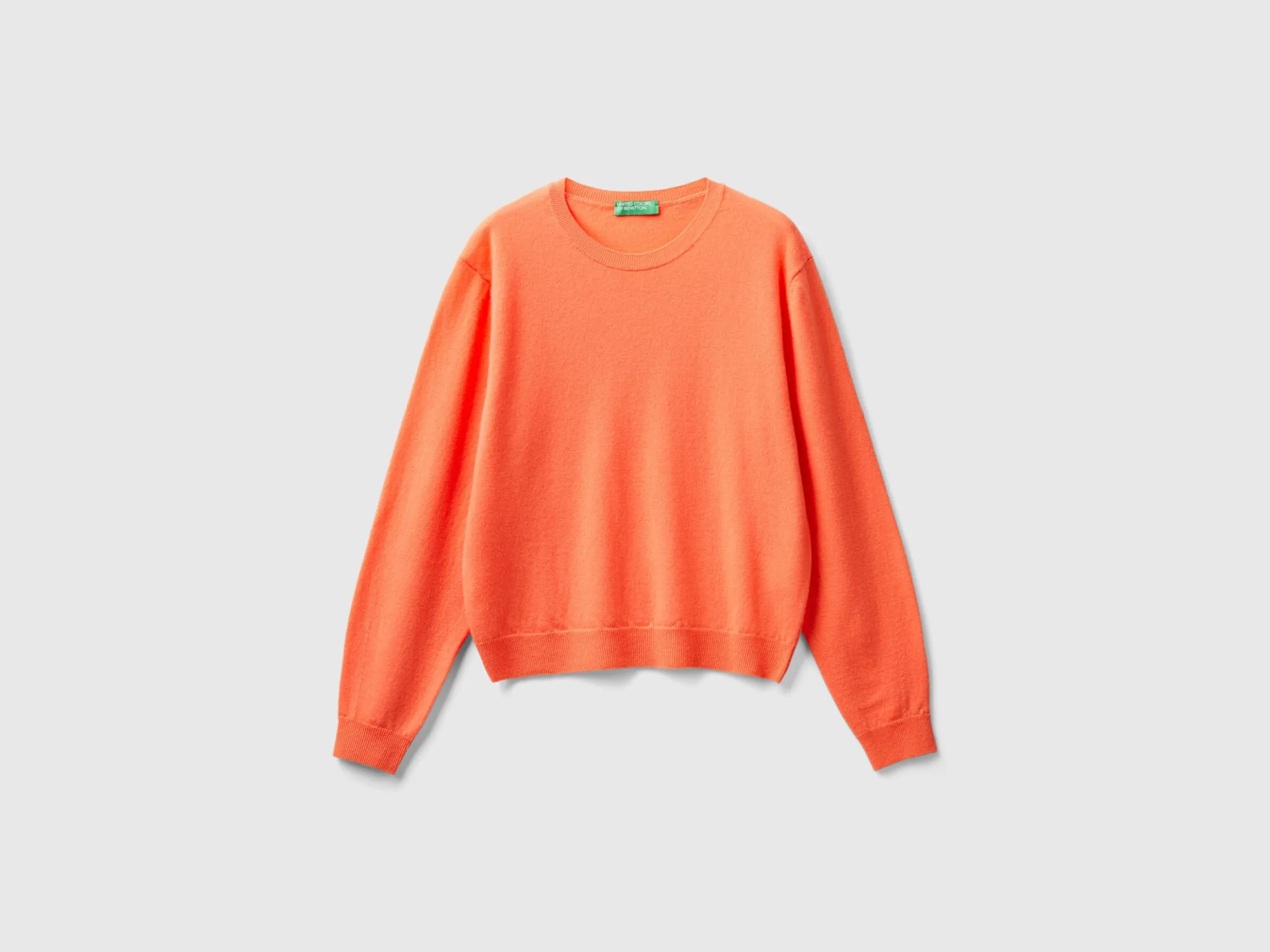 Relaxed fit pure Merino wool sweater