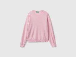 Relaxed fit pure Merino wool sweater
