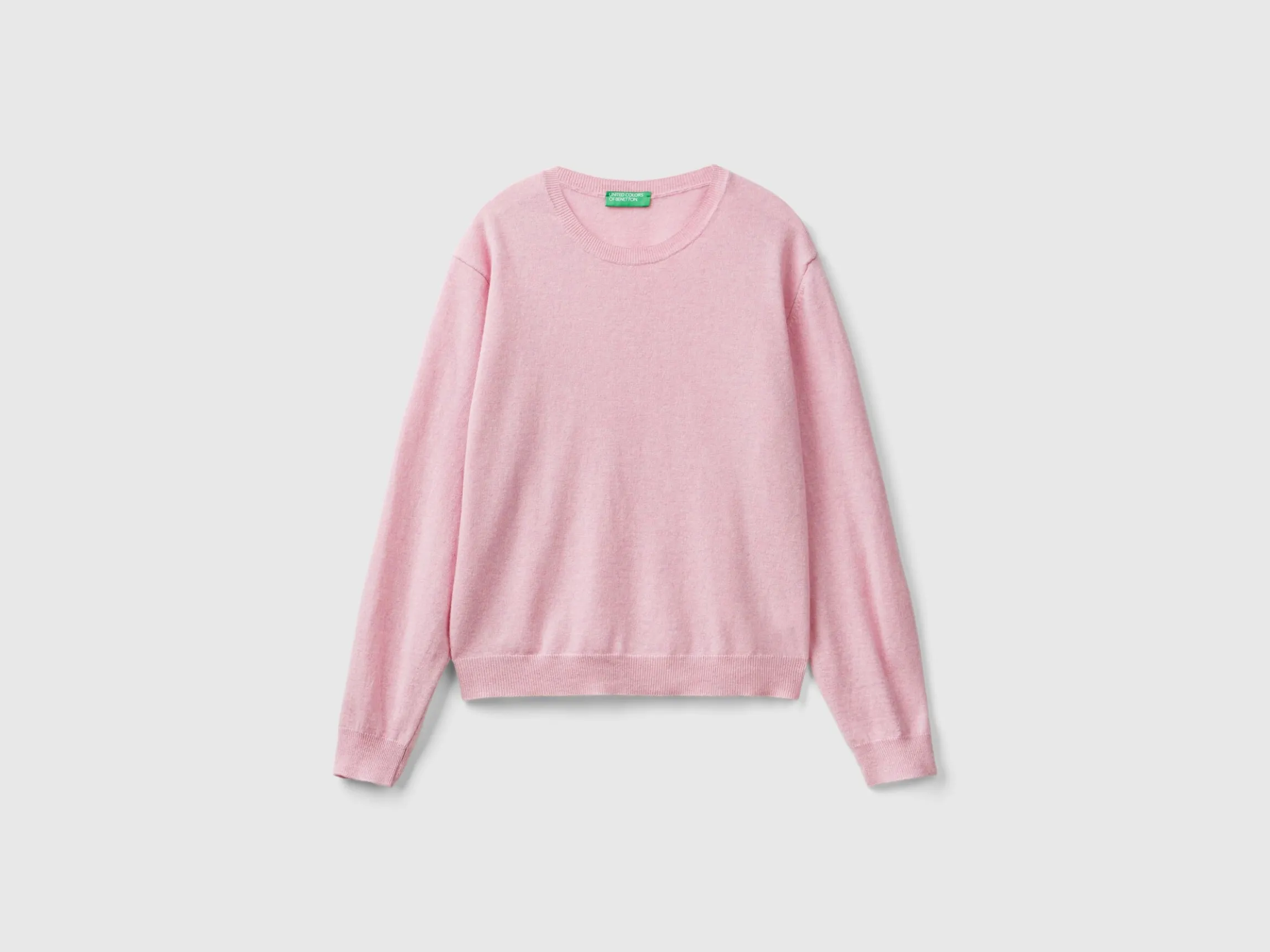Relaxed fit pure Merino wool sweater