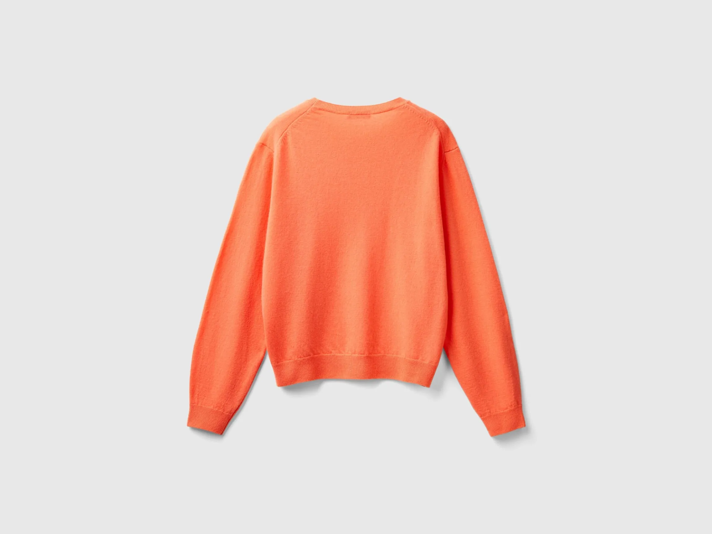 Relaxed fit pure Merino wool sweater