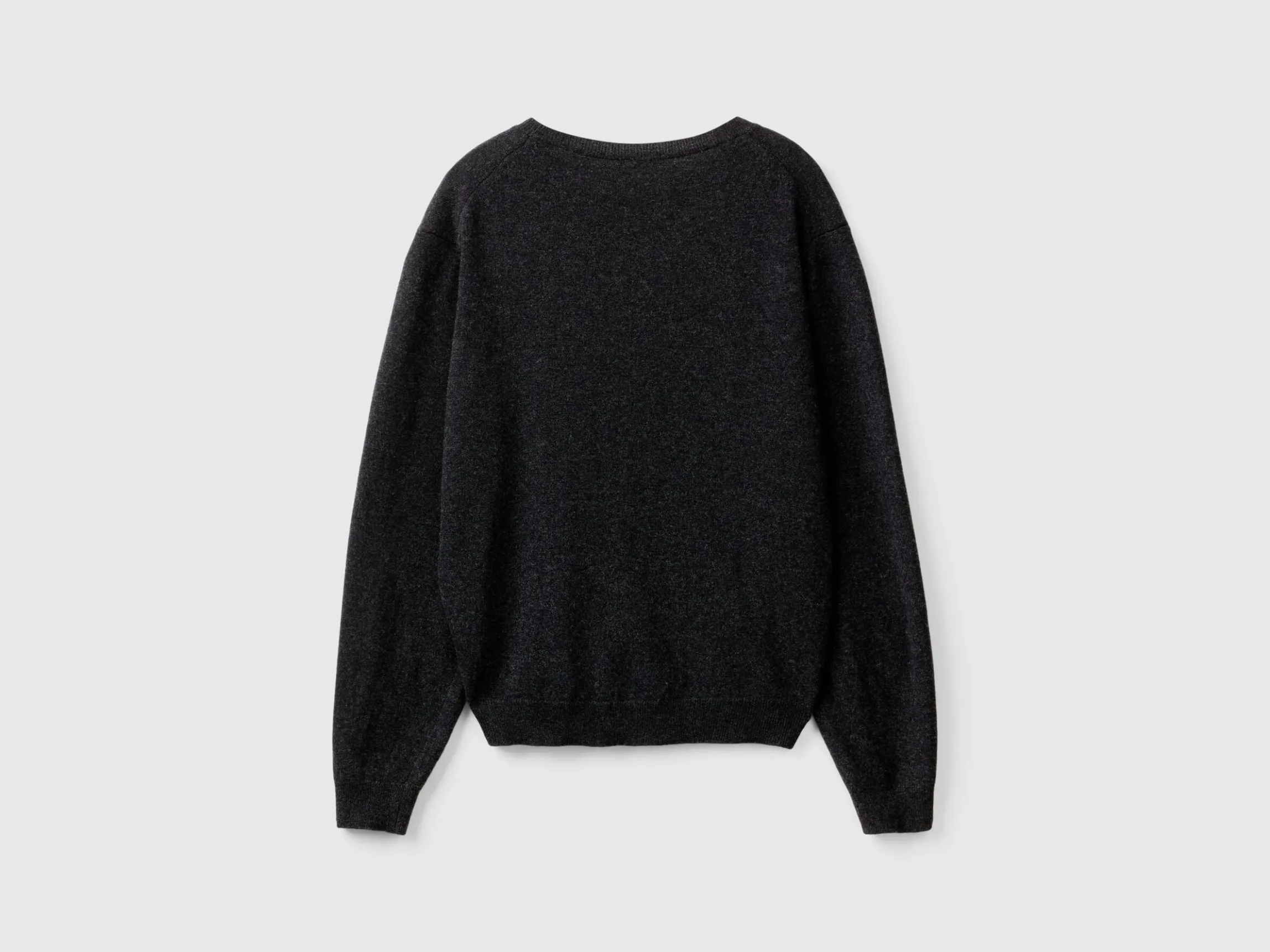 Relaxed fit pure Merino wool sweater