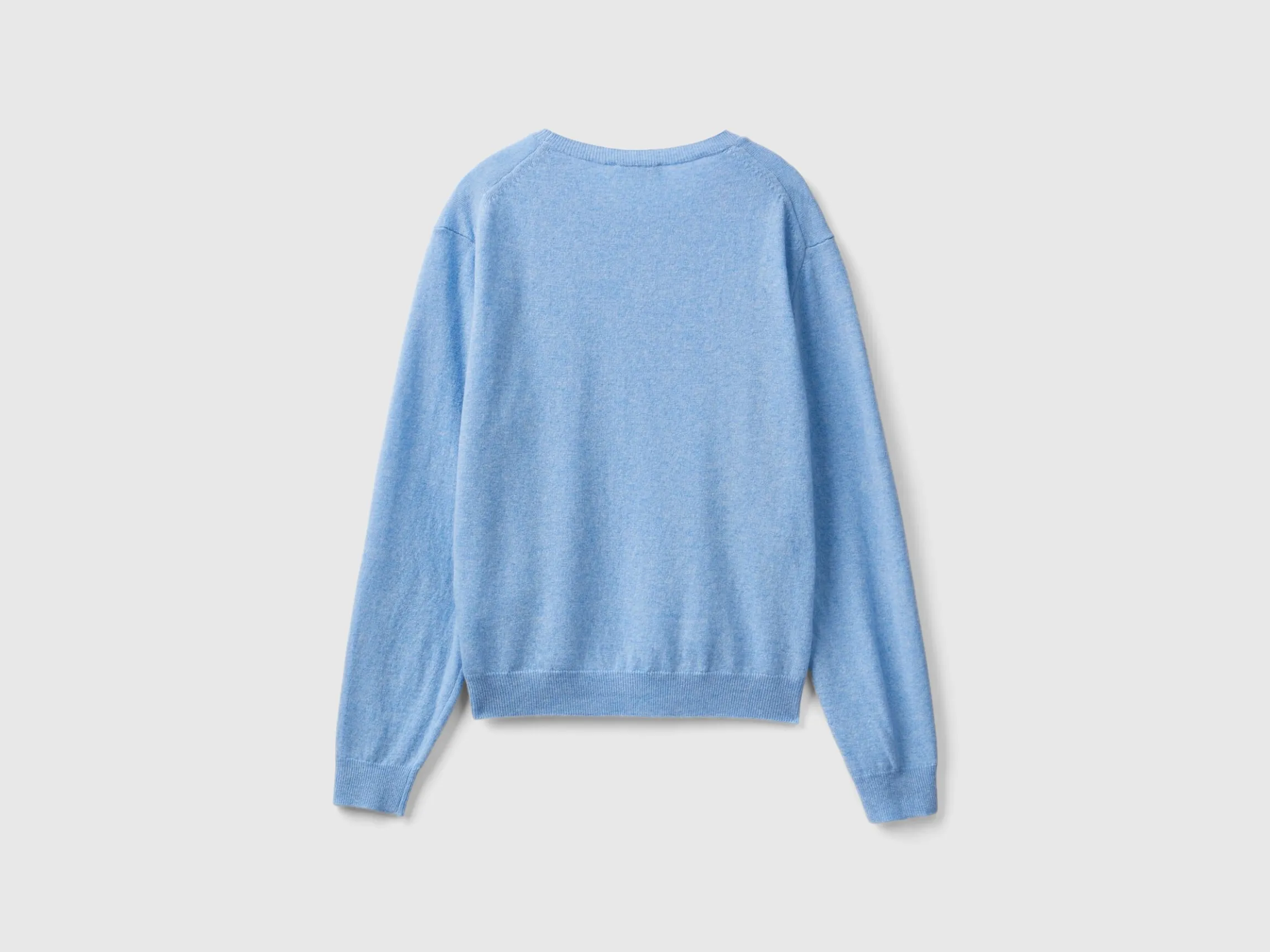 Relaxed fit pure Merino wool sweater
