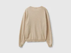 Relaxed fit pure Merino wool sweater