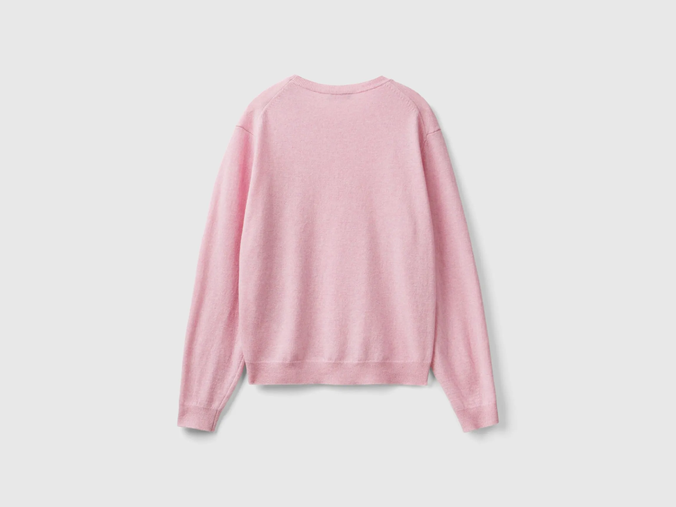 Relaxed fit pure Merino wool sweater