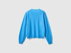 Relaxed fit pure Merino wool sweater