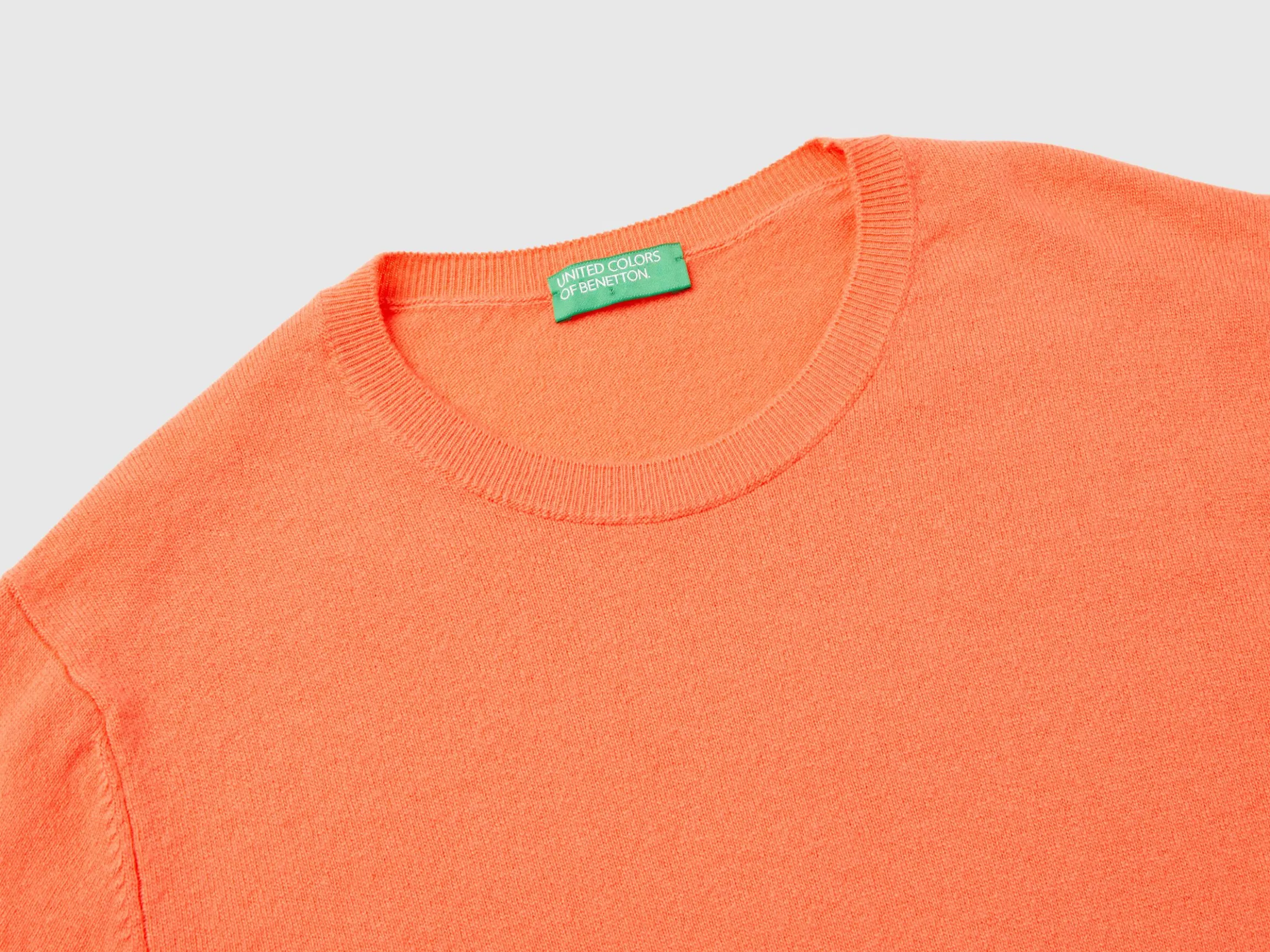 Relaxed fit pure Merino wool sweater