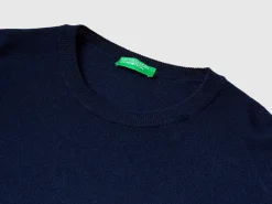 Relaxed fit pure Merino wool sweater