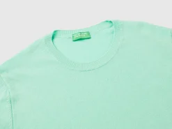 Relaxed fit pure Merino wool sweater