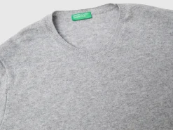 Relaxed fit pure Merino wool sweater