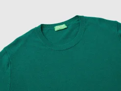 Relaxed fit pure Merino wool sweater